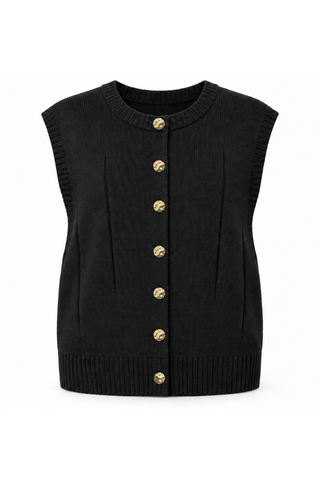 Button-Down Sweater Vest