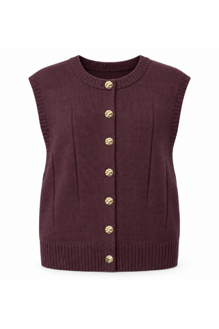 Button-Down Sweater Vest