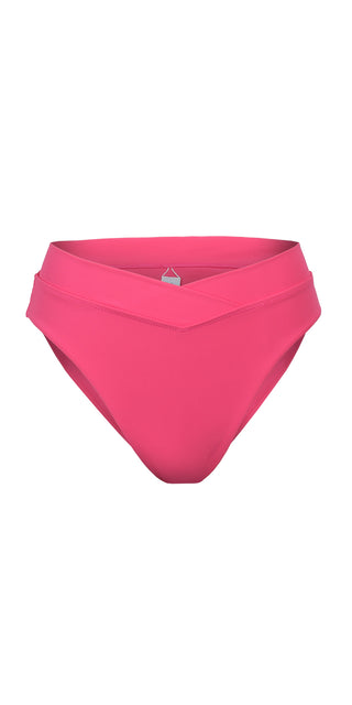 Culotte taille haute rétro recyclée Intense Pink