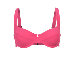 Intense Pink Recycled Underwire Bikini Top