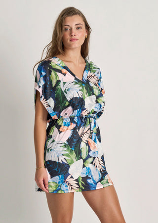 Black Rainforest Cover-Up Tunic