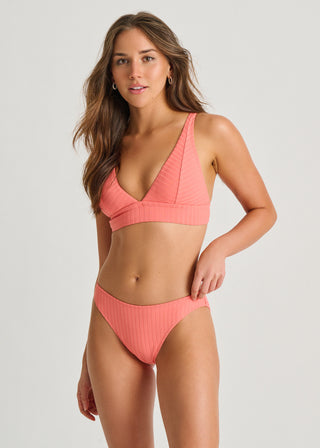 Coral Echo Recycled Bikini Top