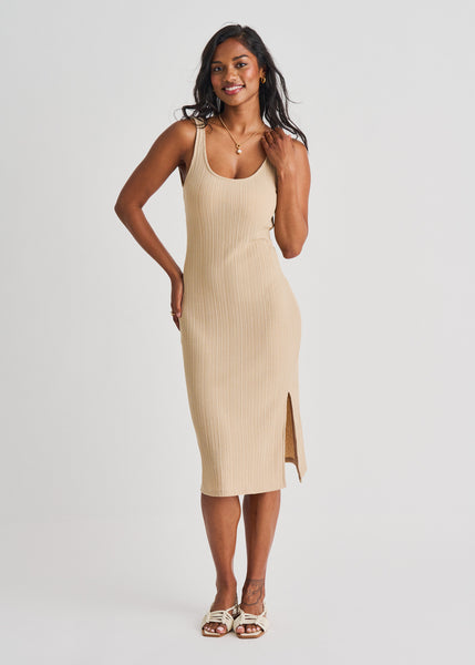 strapless open back dress Open Back Cover-Up Dress – Everyday Sunday