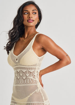 Crochet Cami Dress Cover-Up