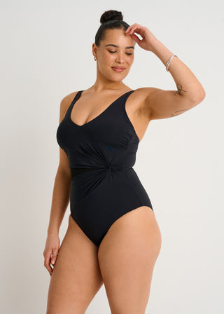 Mesh Panel One-Piece