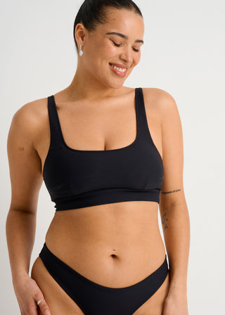 Rib Crop Top with Cutout