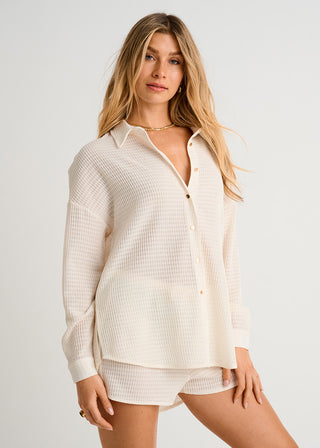 Textured Cover-Up Shorts