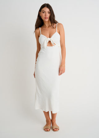 Cover-Up Dress with Front Knot