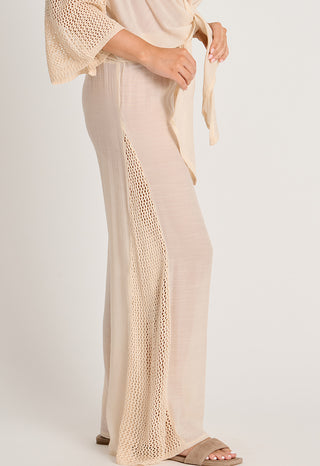 Wide-Leg Cover-Up Trousers