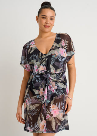 Front Twist Tunic Cover-Up