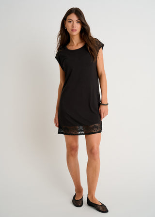 Cover-Up Tunic with Crochet Inserts