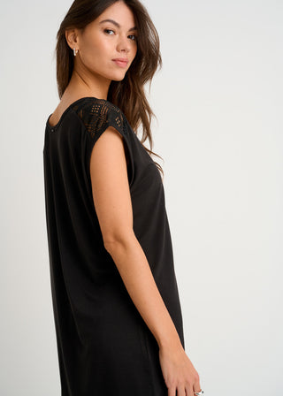 Cover-Up Tunic with Crochet Inserts