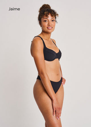 Rib Underwire Bikini Bra