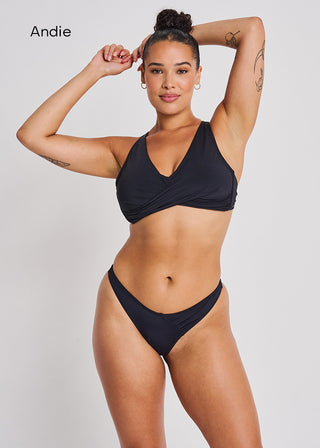 Wrap Full Cup Crop Top