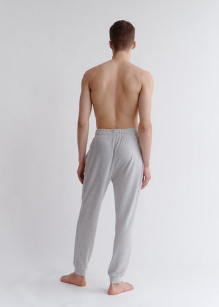 Pantalon ultra doux recyclé gris chiné