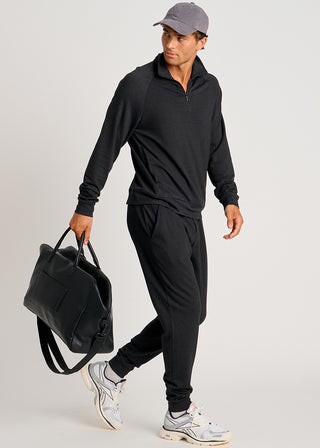 Le pull chaud à demi-glissière