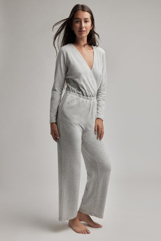 Heather Grey Recycled So-Soft Jumpsuit