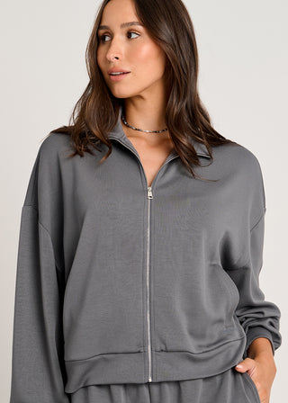 Veste à glissière en tissu Cool Knit