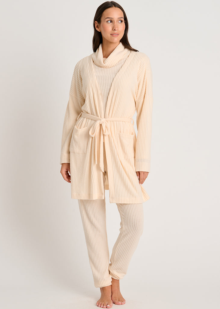 Skin Rib Robe The Everyday Brushed Rib Robe – Everyday Sunday