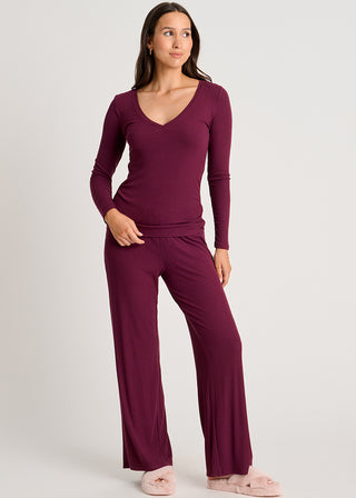 T-shirt à manches longues Sunday Morning côtelé