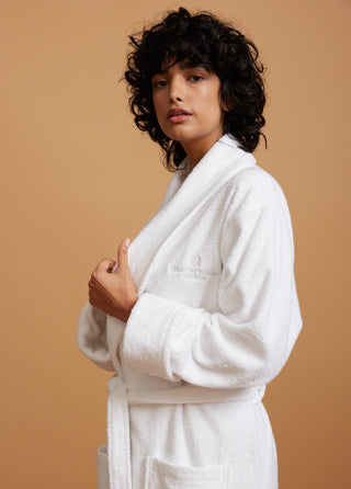 White self-care bathrobe - Everyday Sunday