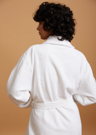 White self-care bathrobe - Everyday Sunday