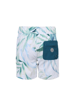 Maillot Casual blanc tropical