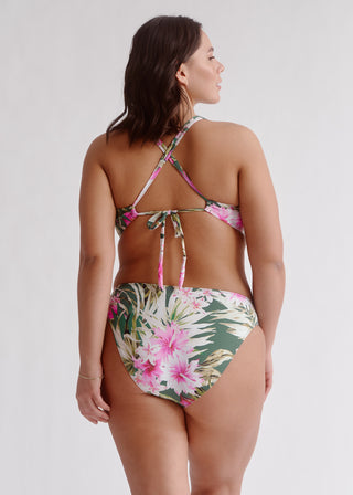 SEAFORM Womens Two Piece Swimsuits Wrap Front Bikini High Waisted Bottom  Tummy Control Bathing Suits Vintage Print Swimwear : : Clothing