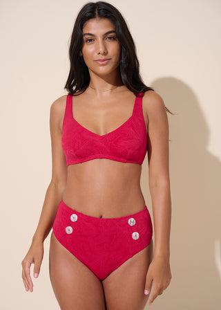 Persian Red Sweetheart Underwire Top