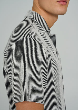 Black Stripe Recycled Shirt