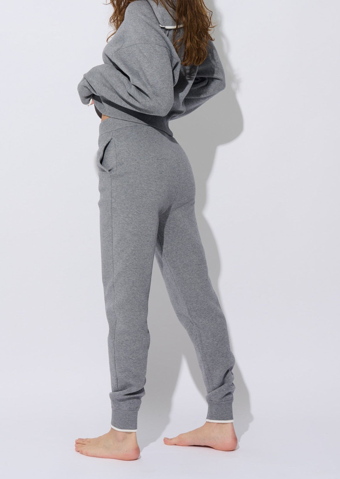 Grey Mix Tricot Jogger