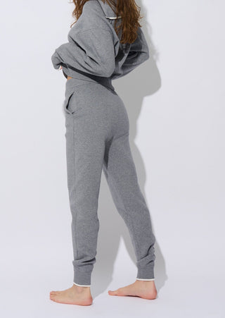Women's Hoodie And Leggings Set Grey Loungewear –