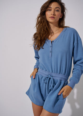 Steel Blue Recycled Comfort Jumpsuit