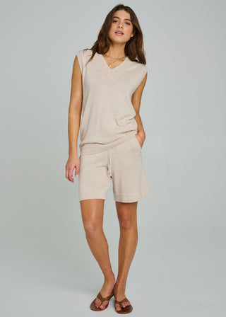 Oatmeal Recycled Sleeveless Top