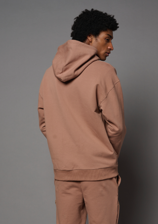 Taupe Organic comfort hoodie