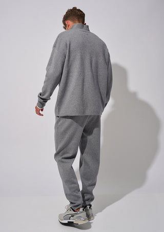 Pantalon fuselé en tricot Charcoal Mix